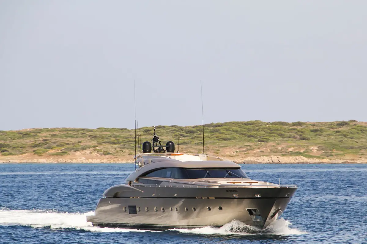 AB Yachts 116, aft deck — Luxury Yacht Sardinia, Sardinia. A 36-metre sport profile built for full days afloat