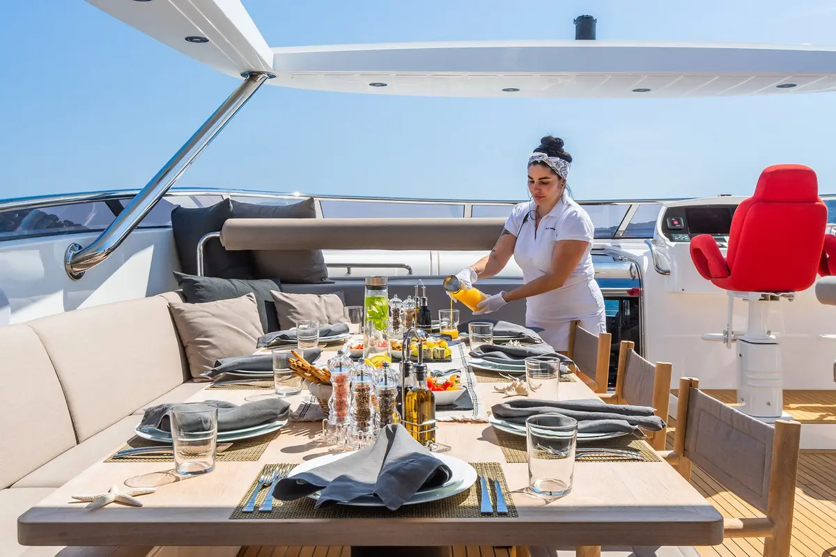 AB Yachts 116, master cabin — Luxury Yacht Sardinia, Sardinia. A 36-metre sport profile built for full days afloat